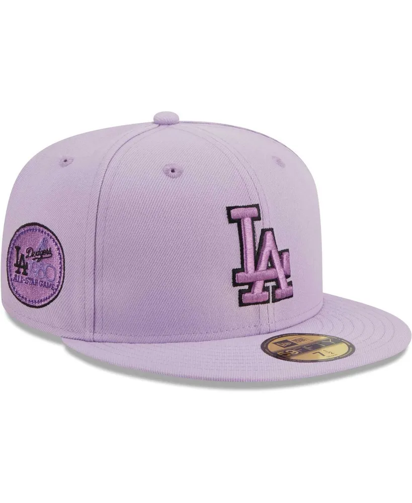 Men's New Era Lavender Los Angeles Dodgers 59FIFTY Fitted Hat