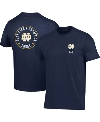 Men's Under Armour Navy Notre Dame Fighting Irish Play Like A Champion Today T-shirt