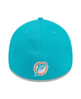 Men's New Era Aqua Miami Dolphins City Originals 39THIRTY Flex Hat