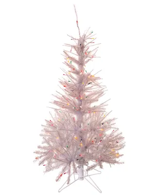 Kurt Adler 4.5' Pre-Lit Glisten Pine Tree and Lights