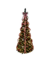 Kurt Adler 6' Pre-Lit and Collapsible Decorated Tree