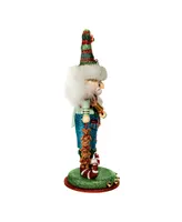 Kurt Adler 15" Hollywood Elf with Teddy Bear Nutcracker