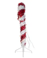 Kurt Adler 3' Pre-Lit Led Tinsel Candy Cane