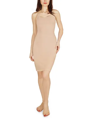 MeMoi Women's Bonded Seamless Camisole Slip Dress