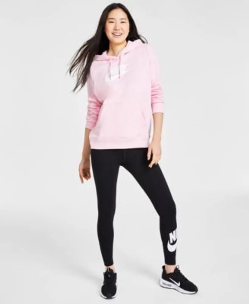 Nike Womens Sportswear Club Fleece Logo Pullover Hoodie Sportswear
