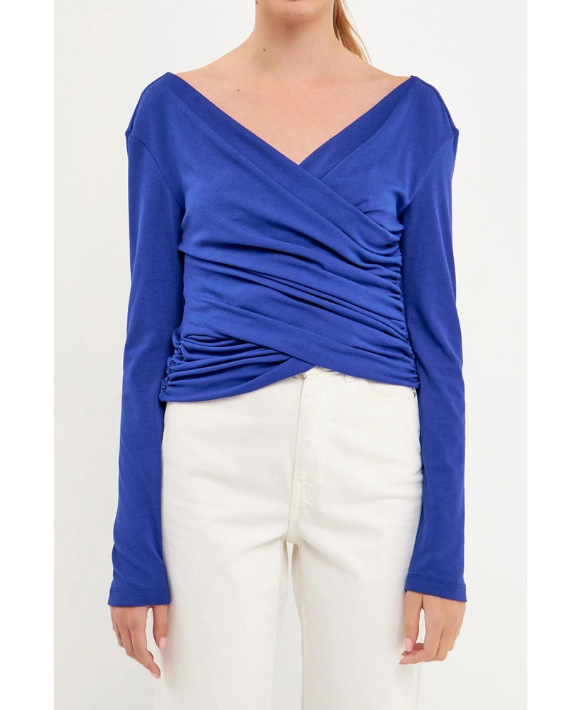 endless rose Women's Crossover Top