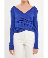 endless rose Women's Crossover Top