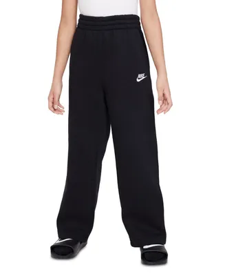 Nike Big Girls Sportswear Club Fleece Wide-Leg Pants