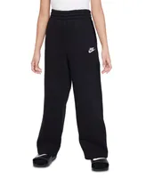Nike Big Girls Sportswear Club Fleece Wide-Leg Pants