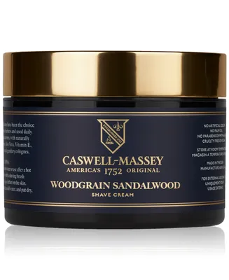 Caswell Massey Heritage Woodgrain Sandalwood Shave Cream, 8