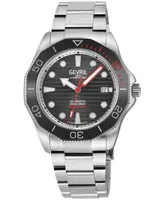 Gevril Men's Pier 90 Silver-Tone Stainless Steel Watch 42mm