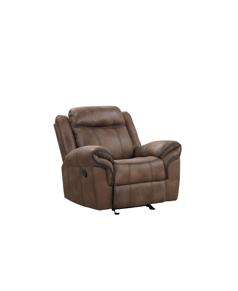 Furniture of America Harris 42" Fabric Manual Recliner Chair