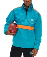 Boss by Hugo Men's x Miami Dolphins Nfl Zip-Neck Sweatshirt