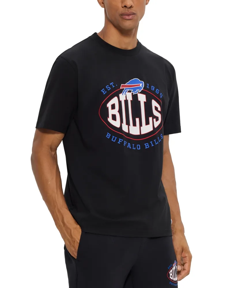 Boss x NFL Stretch-cotton T-Shirt with Collaborative branding- Giants | Men's T-shirts Size 3XL