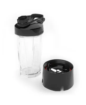 Blendtec Go Bottle, Reusable Single Serve Blender Cup, Includes Travel Lid, Bpa-Free Jar, Clear