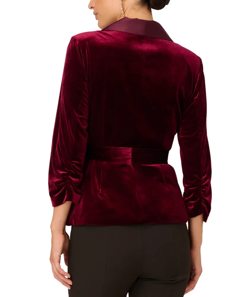 Lauren Ralph Lauren Plus Size Velvet Blazer - Macy's