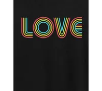 Hybrid Apparel Trendy Plus Pride Love Graphic T-shirt