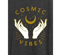 Hybrid Apparel Trendy Plus Cosmic Vibes Graphic T-shirt