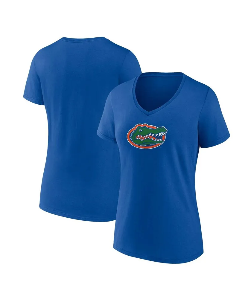 Women's Fanatics Royal Florida Gators Evergreen Logo V-Neck T-shirt