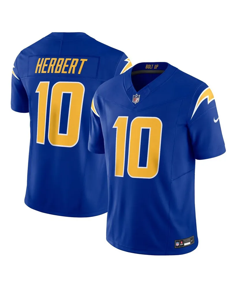 Men's Nike Justin Herbert Black Los Angeles Chargers RFLCTV Limited Jersey