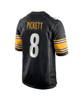 Big Boys Nike Kenny Pickett Black Pittsburgh Steelers Game Jersey