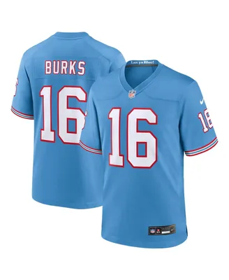 Men's Nike Treylon Burks Light Blue Tennessee Titans Oilers Throwback Alternate Game Player Jersey