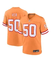 Men's Nike Vita Vea Orange Tampa Bay Buccaneers Throwback Game Jersey