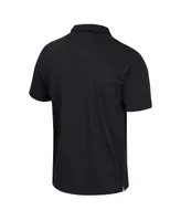 Men's Colosseum Black Vanderbilt Commodores No Problemo Polo Shirt