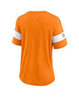 Women's Fanatics Tennessee Orange Volunteers Fan V-Neck T-shirt