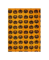Kate Aurora Halloween Black & Orange Oversized Jack O' Lanterns Ultra Soft & Plush Throw Blanket - 50 in. W x 70 in. L