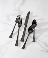 Lenox Portola Satin Black 20 Piece Flatware Set