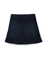 Hope & Henry Girls' A-Line Snap Front Skirt