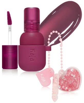 Kaja Jelly Charm Glazed Lip Stain & Blush With Keychain, 0.17 oz.