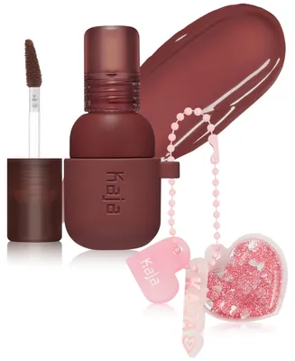 Kaja Jelly Charm Glazed Lip Stain & Blush With Keychain, 0.17 oz.