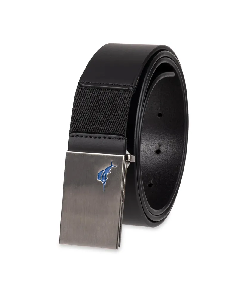 Tommy Bahama Men's Plaque Buckle Casual Stretch Golf Belt