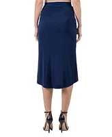 24seven Comfort Apparel Women's Knee Length Skirt