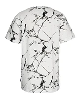 Univibe Big Boys Boone Crackle Print Crew T-shirt