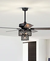 Hasna 52" 4-Light Indoor Ceiling Fan with Light Kit and Remote