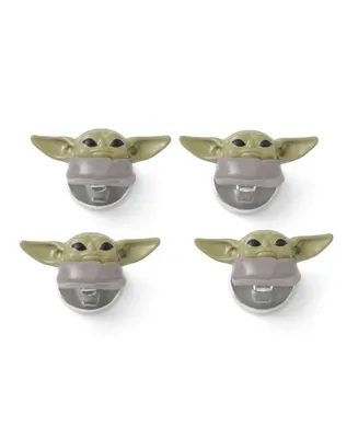 Star Wars Men's 3D Grogu Studs, Pack of 4