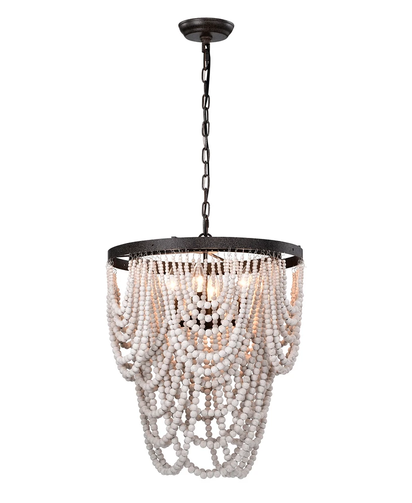 Siona 18" 4-Light Indoor Chandelier with Light Kit