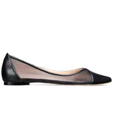 Vaila Shoes Women's Linda Pointed-Toe Flats-Extended sizes 9-14