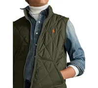 Polo Ralph Lauren Big Boys Quilted Water-Repellent Vest