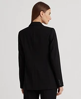 Lauren Ralph Women's Double-Breasted Wool Crepe Blazer