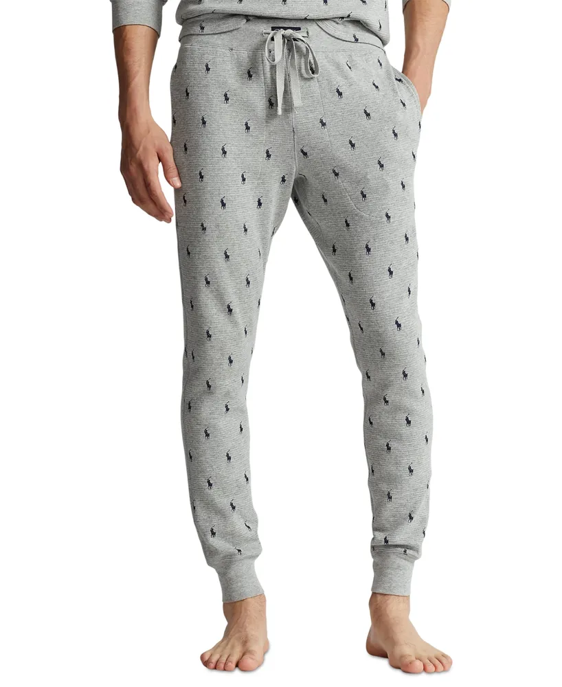 Polo Ralph Lauren Men's Cotton Waffle-Knit Jogger Pajama Pants