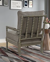 Best Master Furniture Hutch 36" Fabric Arm Chair