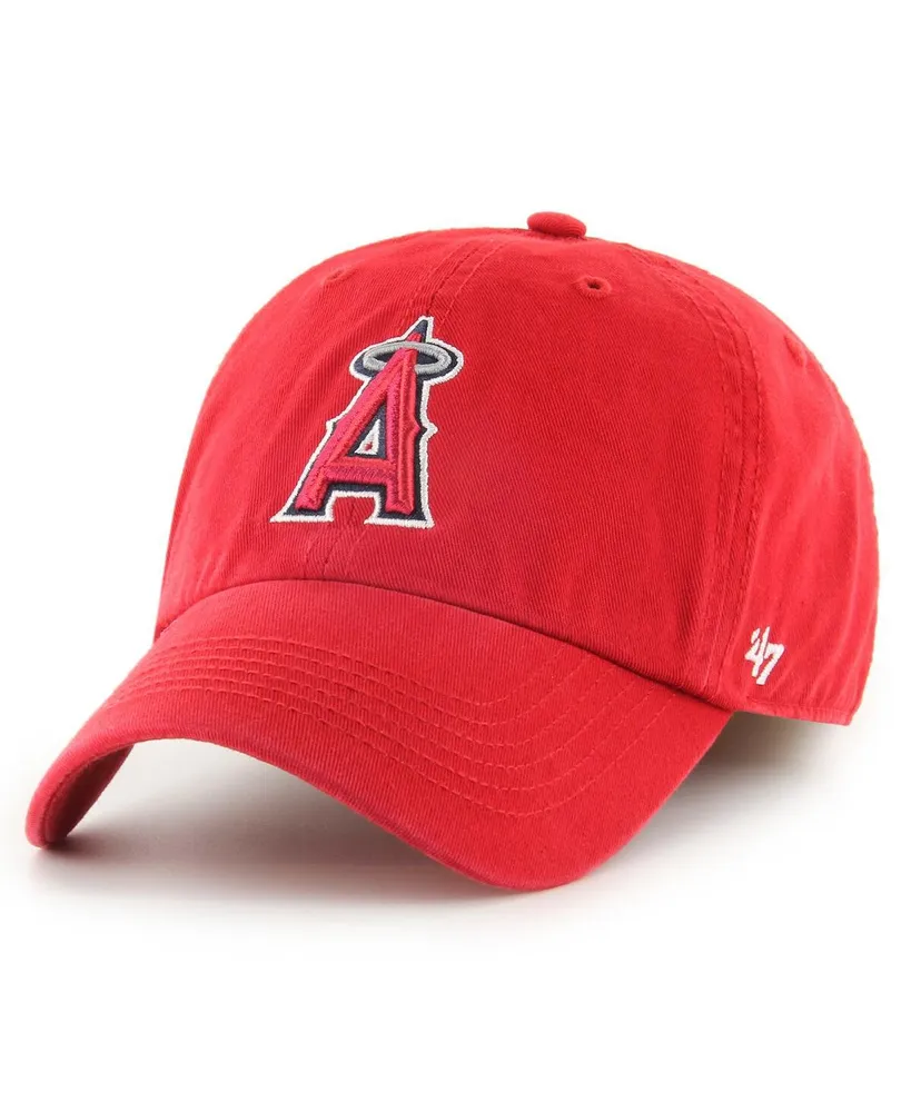 Men's '47 Brand Red Los Angeles Angels Franchise Logo Fitted Hat