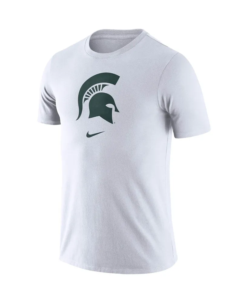 Men's Nike White Michigan State Spartans Essential Logo T-shirt