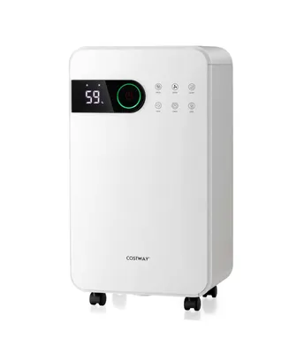 Costway Dehumidifier for Home Basement Portable 32 Pints with Sleep Mode up to 2500 Sq. Ft