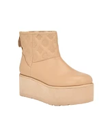 Guess Women's Jilla Platform Cold Weather Slip-On Ankle Booties