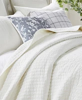 Greenland Home Fashions Monterrey Finely-Stitched Cotton 3 Piece Quilt Set, Full/Queen - Off